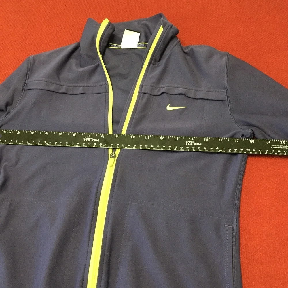 Nike Jacket Womens Medium Purple Dri-Fit Running Full Zip‎ Jacket Thumbholes